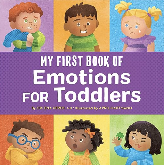 My First Book of Emotions speech therapy book for toddlers learning emotion words