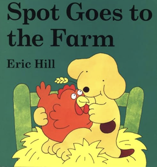 Spot Goes to the Farm speech therapy book for late talkers